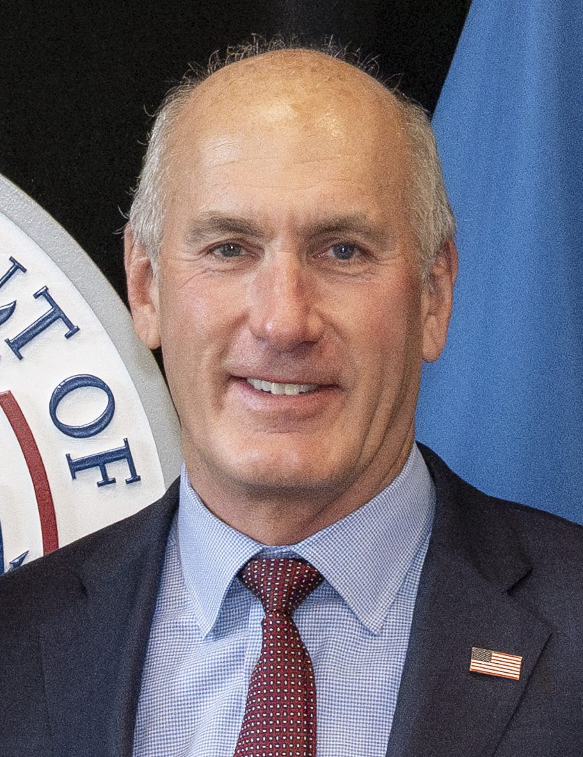 Portrait of AT&T chief executive John Stankey.